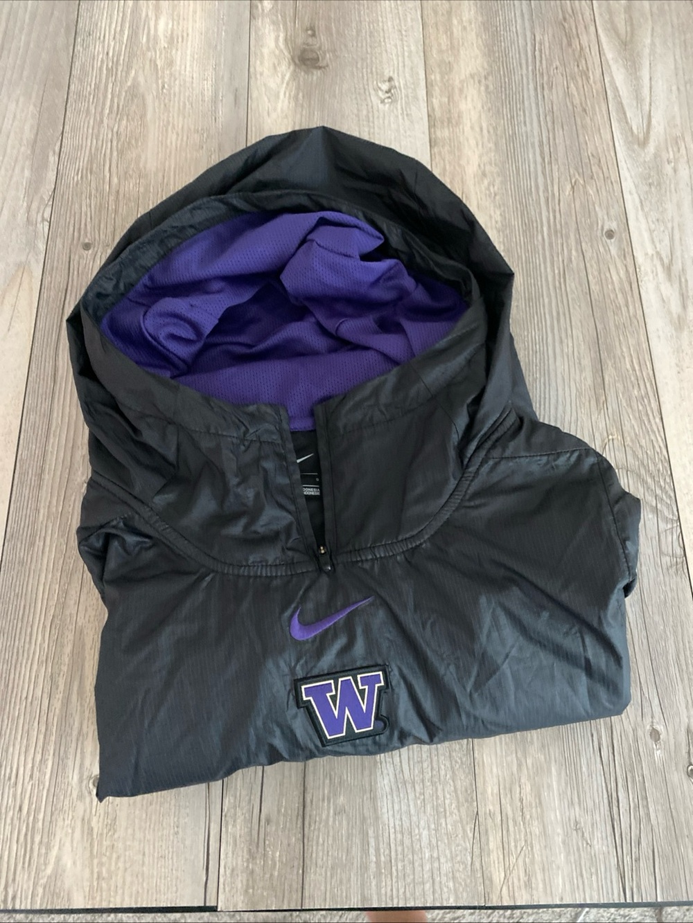 Washington Huskies Men’s Nike Vented Pullover Windbreaker Jacket Large - Picture 13 of 13